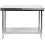 Stół centralny składany z półką 1200×700×H850 YATO Stoły nierdzewne - 4store.pl
