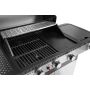 Grill gazowy 3+1 stal nierdzewna 11,2 kW YATO Grille kontaktowe - 4store.pl