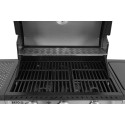 Grill gazowy 3+1 11,2 kW - otwarta komora z żeliwnymi rusztami