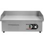 Elektryczna płyta grillowa gładka 550 mm YATO Grille kontaktowe - 4store.pl