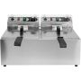 Frytownica podwójna 2x 8 l, 2x3,3kW YATO Frytownice i tostery - 4store.pl