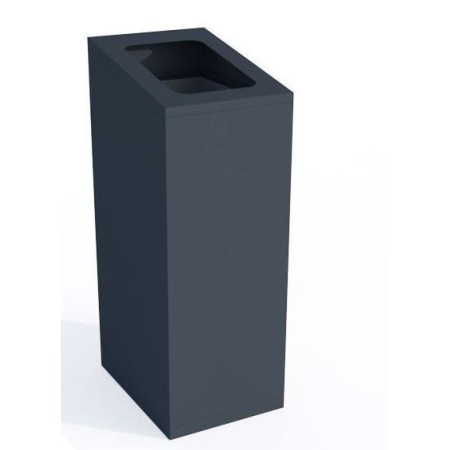 Kosz do segregacji odpadów Satis skośny I 60 l Kra03 Kosze do segregacji pojedyncze - 4store.pl