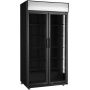 Szafa chłodnicza przeszklona 590 l, czarna Imp02 Szafy chłodnicze - 4store.pl