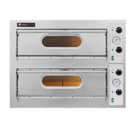 Piec do pizzy dwukomorowy, elektryczny 8 x 33 Imp02 Piece konwekcyjne i konw-par, rożna - 4store.pl