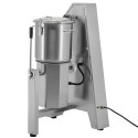 Cutter gastronomiczny 20 l 400 V - widok z boku z dźwignią i kablem zasilającym