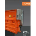 Belownica, prasa do makulatury folii ORWAK POWER 3320, nacisk 18,5 tony, bela 200 kg
