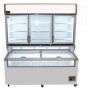 Szafoboneta mroźnicza SD-700 LED + SD-480 LED, 1180 litrów, zamrażarka z nadstawką Imp06 Wyspy mroźnicze (bonety) - 4store.pl