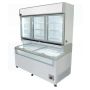 Szafoboneta mroźnicza SD-700 LED + SD-480 LED, 1180 litrów, zamrażarka z nadstawką Imp06 Wyspy mroźnicze (bonety) - 4store.pl