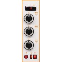 Piec gazowy do pizzy GASR4 4x30 - panel sterowania z pokrętłami