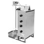 Opiekacz gazowy do kebaba, gyros, 4 palniki, wsad 60 kg, KLG221 Imp02 Rożna, piece - 4store.pl