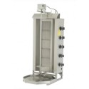 Opiekacz gazowy do kebaba, gyros, 5 palników, wsad 80 kg, RQ32465