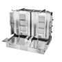 Opiekacz gazowy do kebaba podwójny, gyros, 3+3 palniki, wsad 80 kg, KLG153-T Imp02 Rożna, piece - 4store.pl