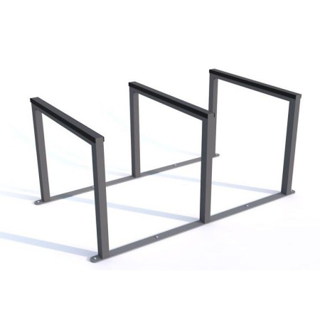 Stojak rowerowy UG-2 modułowy-3, stal ocynkowana malowana Kra03 Stojaki na rowery - 4store.pl