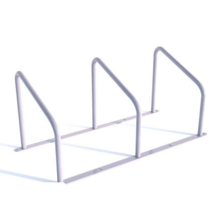 Stojak rowerowy U skośny modułowy-3, stal ocynkowana Kra03 Stojaki na rowery - 4store.pl