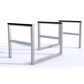 Stojak rowerowy Irys III z poprzeczką ogumowany