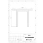 Stół Królewski okrągły deski świerkowe lakierowane, aluminiowy Kra14 Mała Architektura - 4store.pl