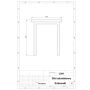 Zestaw ogrodowy Królewski z podłokietnikiem 180 deski świerkowe lakierowane, aluminiowy Kra14 Mała Architektura - 4store.pl