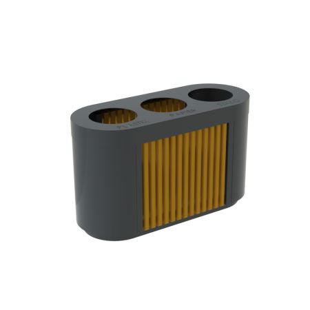Kosz stalowo-drewniany do segregacji odpadów Sentra II 3x50 l Kra14 Kosze do segregacji odpadów - 4store.pl