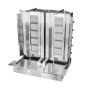 Opiekacz gazowy do kebaba podwójny, gyros, 5+5 palniki, wsad 160 kg, KLG225-T Imp02 Rożna, piece - 4store.pl