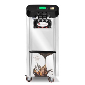 Maszyna do lodów włoskich, automat do lodów Soft, 2 smaki + mix, nocne chłodzenie, wolnostojąca RQX208CR