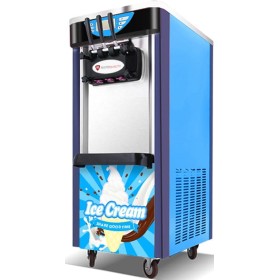 Maszyna do lodów włoskich, automat do lodów Soft, nocne chłodzenie, 2 smaki + mix, RQ208C