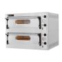 Piec do pizzy dwukomorowy, elektryczny 12 x 33, ONE 66 Imp02 Piece konwekcyjne i konw-par, rożna - 4store.pl