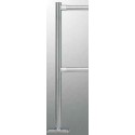 Słupek/stojak wygrodzenia, wys.: 108,5 cm, ø 48 mm, chromowany, system prowadzenia klienta