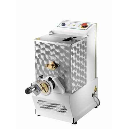 Maszynka do makaronu z nożem odcinającym, system chłodzenia, podstawa, 25 kg/h, wsad 8 kg ciasta, MPF8N Imp02 Pozostałe - 4store