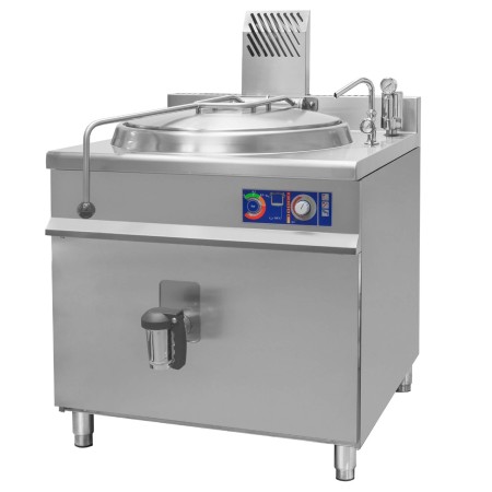 Kocioł warzelny gazowy z grzaniem pośrednim, opcja mieszadła, 150 l, RQLR-152G Imp02 Pozostałe - 4store.pl