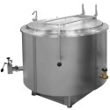 Kocioł warzelny parowy z grzaniem pośrednim, opcja mieszadła, 500 l, RQK-501NR