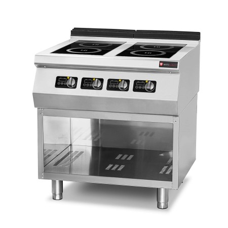 Kuchnia indukcyjna, 4-palnikowa, podstawa otwarta, RQ.PLS.7IND020 Imp02 Kuchenki - 4store.pl