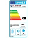 Szafa mroźnicza Profi Line 1300 l - etykieta energetyczna klasy F, 4890 kWh rocznie