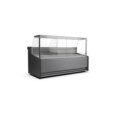 Witryna chłodnicza Dorotea S 2000 z agregatem wewnętrznym Cebea Bochnia Lady chłodnicze z szybą prostą - 4store.pl