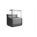 Witryna chłodnicza Cebea Dorotea D 1330 - widok z przodu pod kątem, szyba prosta