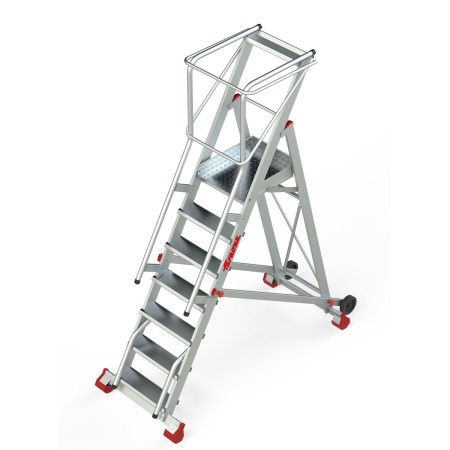 Podest magazynowy, 10 stopni, 300/SMT Faraone Podesty magazynowe - 4store.pl