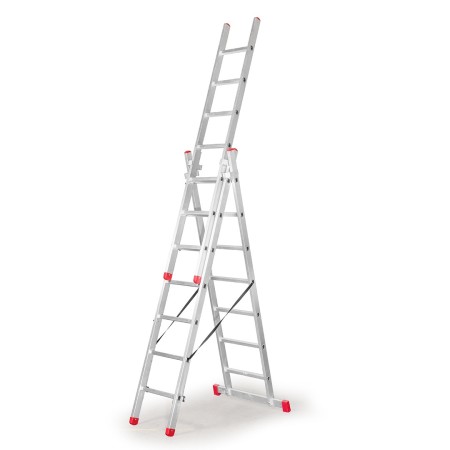 Drabina wielofunkcyjna 3-elementowa ze stabilizatorem AK336.3 Faraone Drabiny - 4store.pl