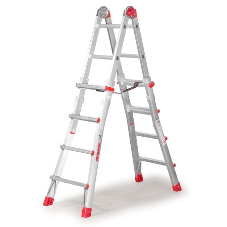 Drabina teleskopowa aluminiowa TELES.T5S Faraone Drabiny - 4store.pl