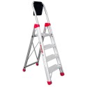 Drabina jednostronna z 13 cm stopniami, 7 stopni, SDOMUS07