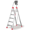 Drabina jednostronna z 8 cm stopniami, 4 stopnie, LADY4
