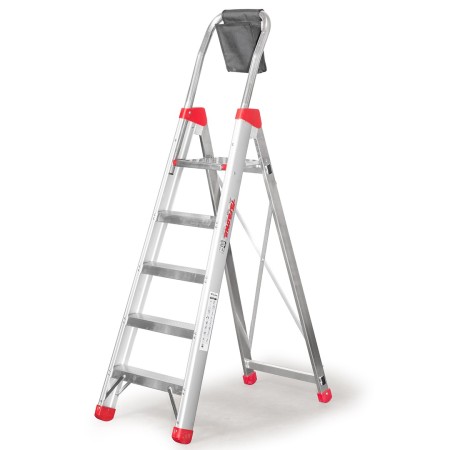 Drabina jednostronna z 8 cm stopniami, 9 stopni, LADY9 Faraone Drabiny - 4store.pl