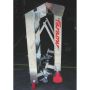 Schody z aluminium CM60, powiększony podest, 4 stopnie, CM4L Faraone Drabiny - 4store.pl