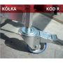 Schody z aluminium CM60, powiększony podest, 4 stopnie, CM4L Faraone Drabiny - 4store.pl