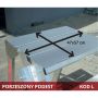 Schody z aluminium CM60, powiększony podest, 4 stopnie, CM4L Faraone Drabiny - 4store.pl