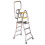 Platforma tynkarska, drabina składana PPP, 4 stopnie, PPP4 Faraone Drabiny - 4store.pl