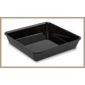 Pojemnik z plexi 28x28x5cm, ekspozycyjny, czarny, system 28, Dupont Dupont Pojemniki z plexi - 4store.pl
