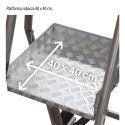 Podest roboczy PL3 - platforma robocza 40 x 40 cm z wymiarami