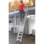 Drabina pojedyncza przystawna SELLA, 17 stopni, S14/E Faraone Drabiny - 4store.pl