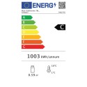 Witryna chłodnicza Mini 78L czarna - etykieta energetyczna klasy C