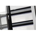 Witryna chłodnicza KV 270L srebrna - oświetlenie LED półek za szklanymi drzwiami