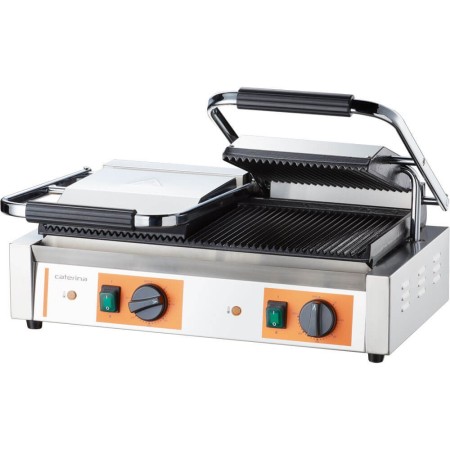 Kontakt grill podwójny ryflowany, 3.6 kW kreuj swój biznes z Wyposażenie sklepów i instytucji  - Kreuj swój biznes z 4store.pl